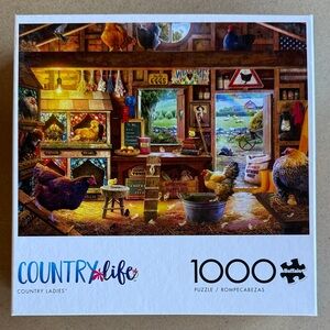 Country Life Puzzle - Country Ladies 🐓🐣 1000 pieces COMPLETE